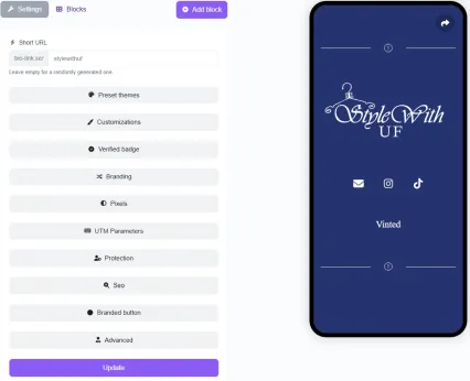 Live demo preview