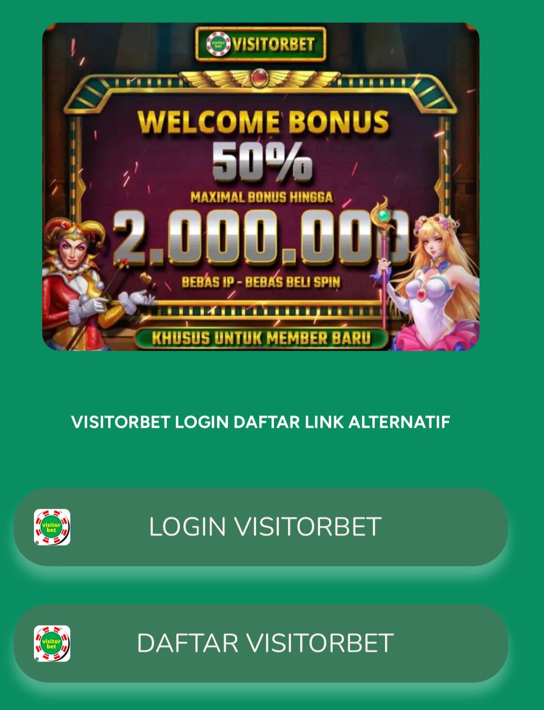 Link visitorbet terbaru