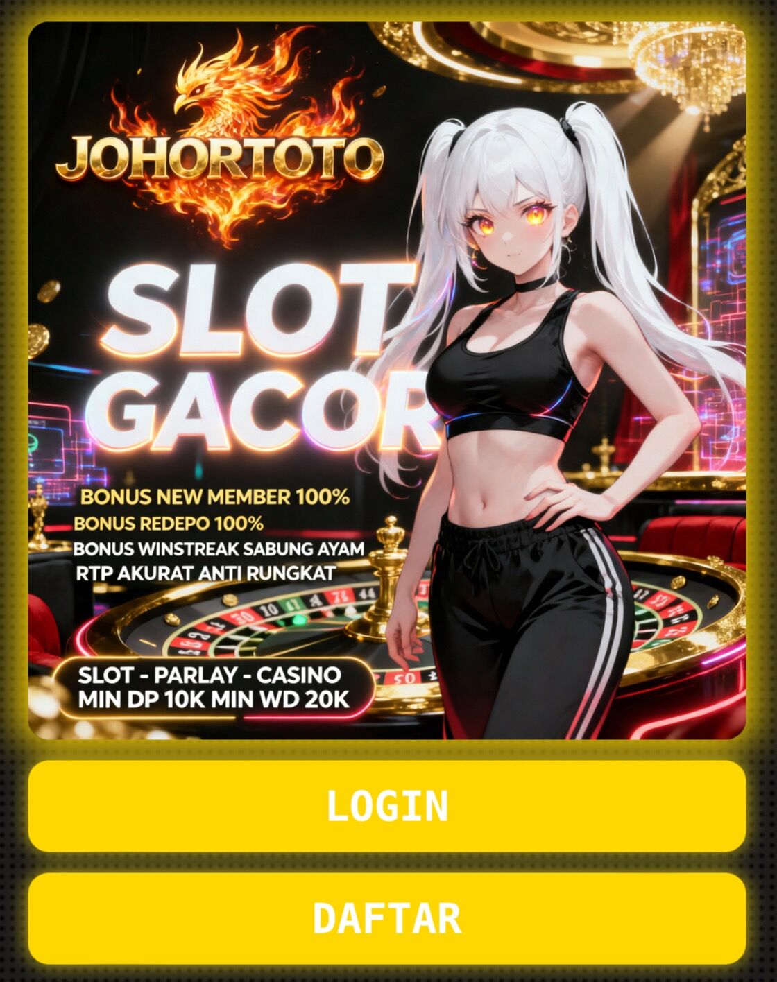 Johortoto login daftar link alternatif